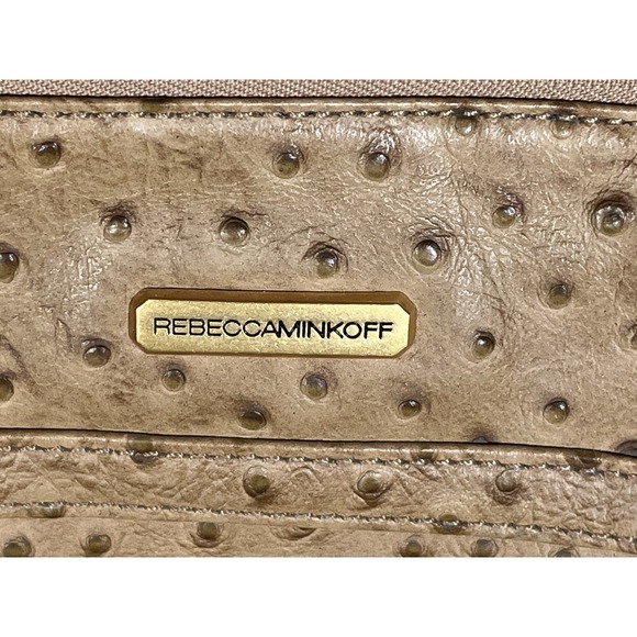 REBECCA MINKOFF Large MAC Taupe Crossbody Leather Purse - Picture 2 of 15